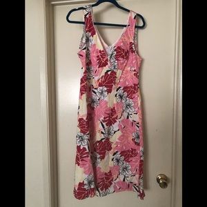 Torrid Pink and White Floral Dress